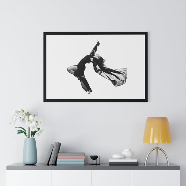 Surrending to the wind - Framed Print