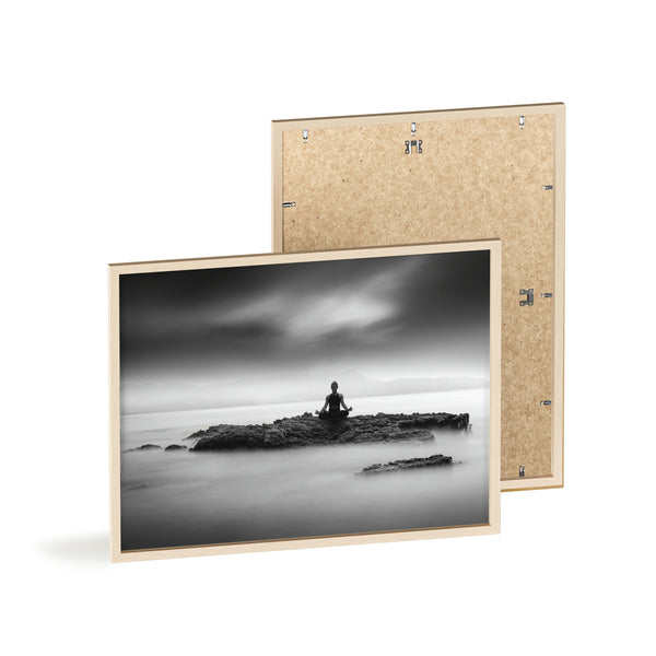 Yoga State of Mind - Print with Wooden Frame