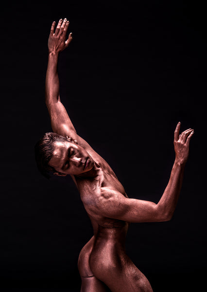 Art Dance Photography Prints - Purchase Online the artwork: Mehron Figures - male dancer dreaming in nude by Francisco Estevez