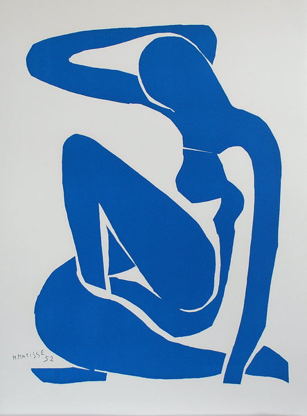 Nu Bleu I (Blue Nude I), 2007 by Henri Matisse (French, 1869–1954)  Lithograph, size 79 × 58 cm | 31 1/10 × 22 4/5 in Edition of 200 This work is part of a limited edition set.