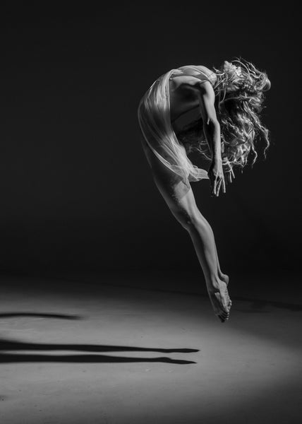 nympha dancer print ballerina jump black and white i dance contemporary gallery