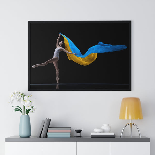 Dancing for Ukraine - Framed Print